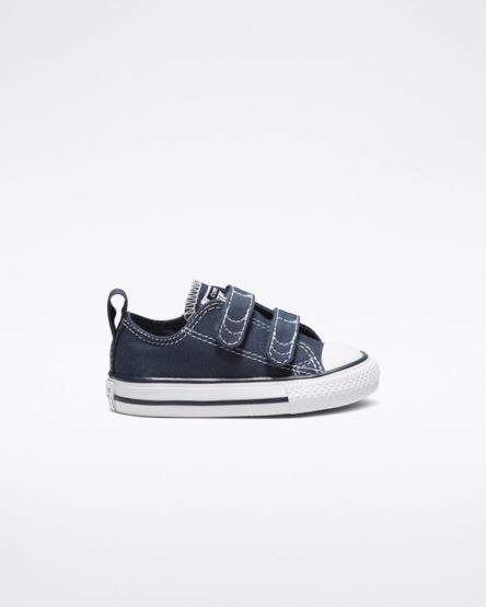 Tenis Converse Chuck Taylor All Star Easy-On Cano Baixo Menina Azul Marinho Branco | PT H090351